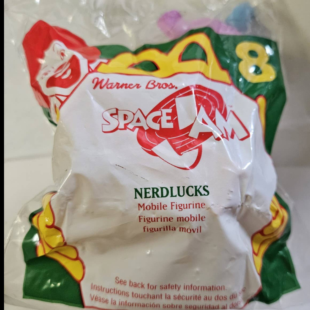 1996 McDonalds Space Jam Nerdlucks 8 New in Package